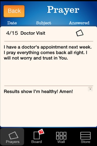PrayerBoard App screenshot 3