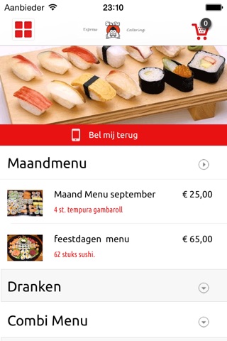 Sushi Express Catering Eindhoven screenshot 2