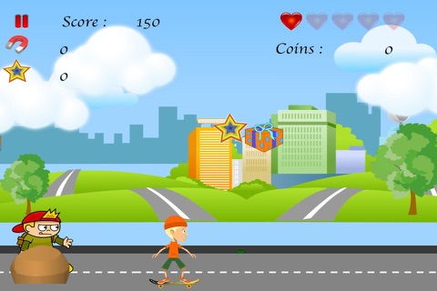 Kid Skater Dual Jumper Rush - Fast Action Collecting Game LX screenshot 3