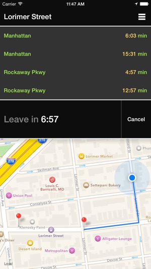 L Train NYC - Arrival Times & Departure Alarms(圖2)-速報App
