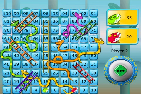 Frog And Snakes Ladder - chutes and ladders screenshot 3