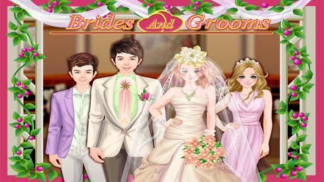 Bride and Groom - Fun wedding dress up a