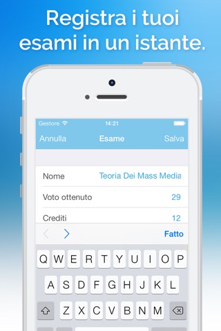 Libretto Universitario - Registra e visualizza i tuoi esami screenshot 3