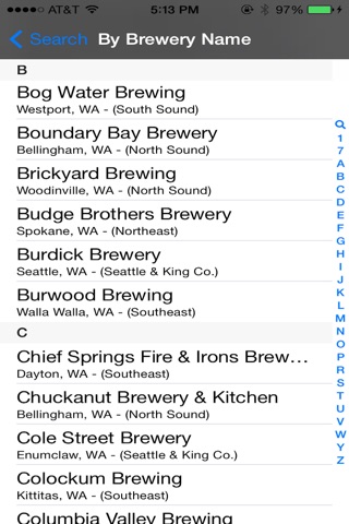 Washington Brewery Finder screenshot 3