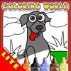 Dog Coloring World: First Fingerpaint and Emoji Art Color Book For Kids!