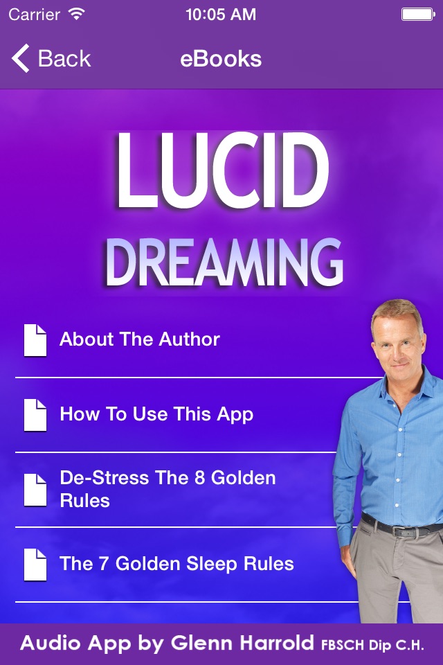 Lucid Dreaming Hypnosis by Glenn Harrold screenshot 4