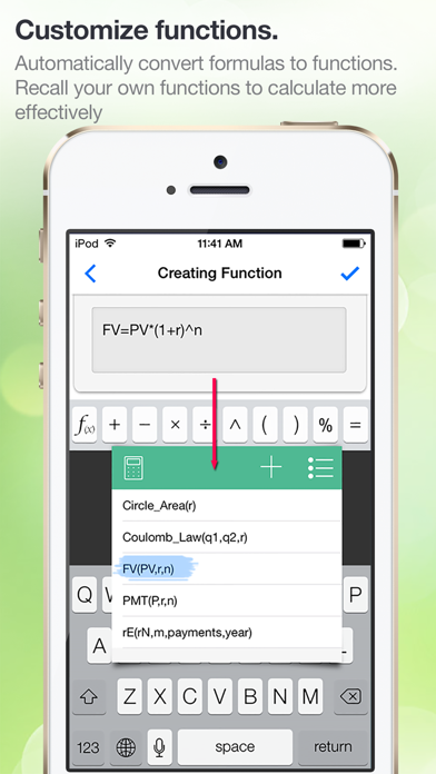 iFxCalc: A most human nature function calculator. Support customization of functions.のおすすめ画像4