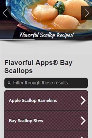 Scallop Recipes from Flavorful Apps® screenshot 2