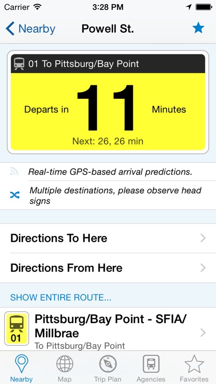 Smart Ride: Transit Directions, Real Time Predictions and Transportation Routes screenshot-4