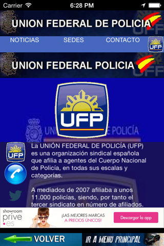 UFP - Union Federal de Policía a nivel nacional screenshot 2