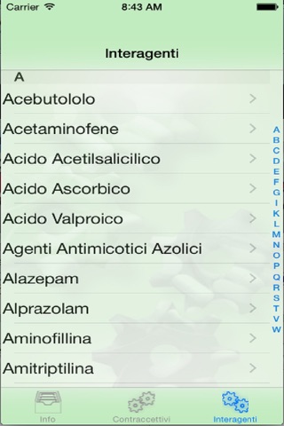 Interazioni dei Contraccettivi screenshot 3