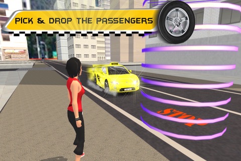 Modern City Taxi Drive-r Sim-ulator screenshot 4