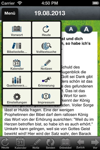 Neukirchener Kalender 2014 screenshot 2