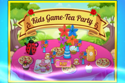 kids game-Tea Party screenshot 3