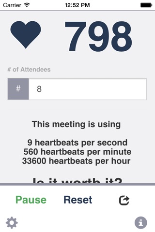 Overhead - Cost of a Meeting screenshot 2