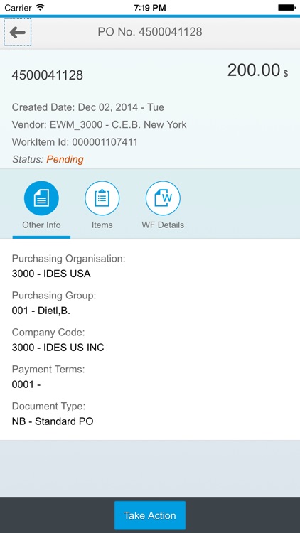 Unvired Workflow for SAP HTML5 screenshot-3