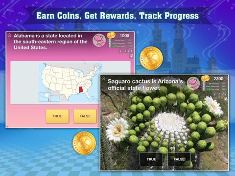Geography of the United States of America: Map Learning and Quiz Game for Kids [Full] screenshot 4
