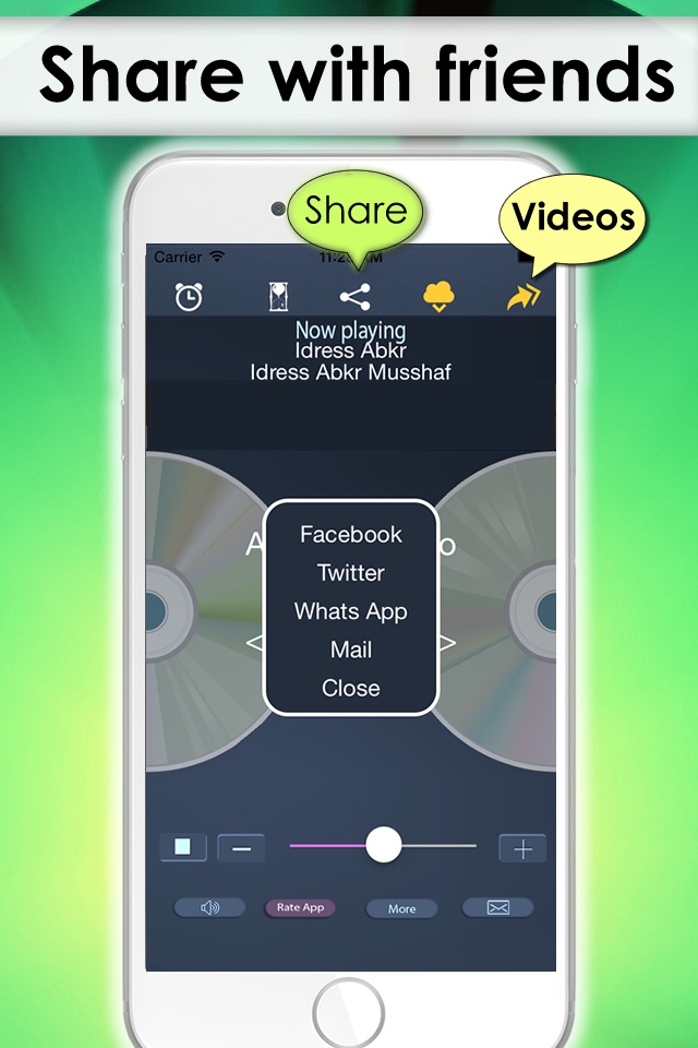 Al Quran آل القرآن Islamic audio tafsir app for iPhone - 24/7 voice holy Quraan prayers screenshot 3