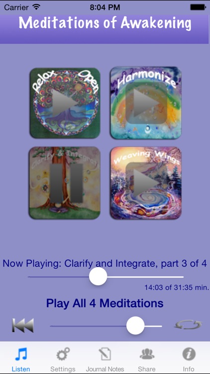 Meditations of Awakening Guided Meditations by Ahnalira, Complete Set