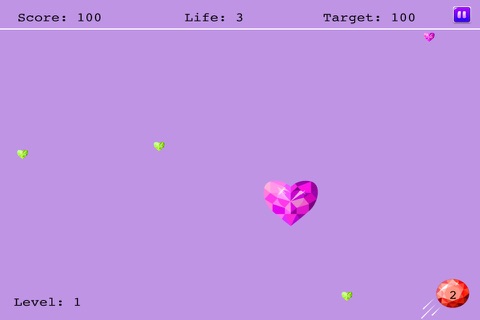 An Epic Treasure Heart Mania - Jewel Chain Match Popper screenshot 3