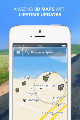 NLife Chile Premium - Navegación GPS y mapas sin conexión a Internet screenshot 2