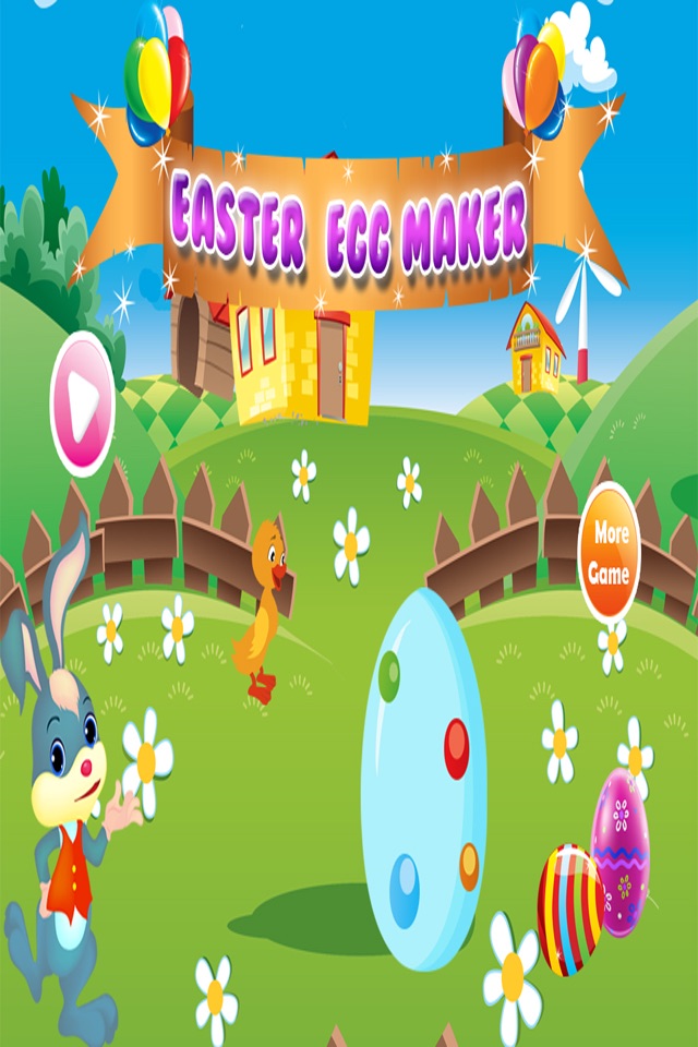 Easter Bunny Eggs Painting & Designing - Play free kids game screenshot 4