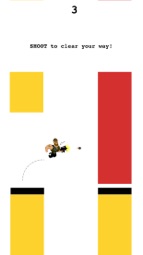 Amazing Hero Jumper - Shooting Platformer Indie Game of Color Tiles Captura de tela 3