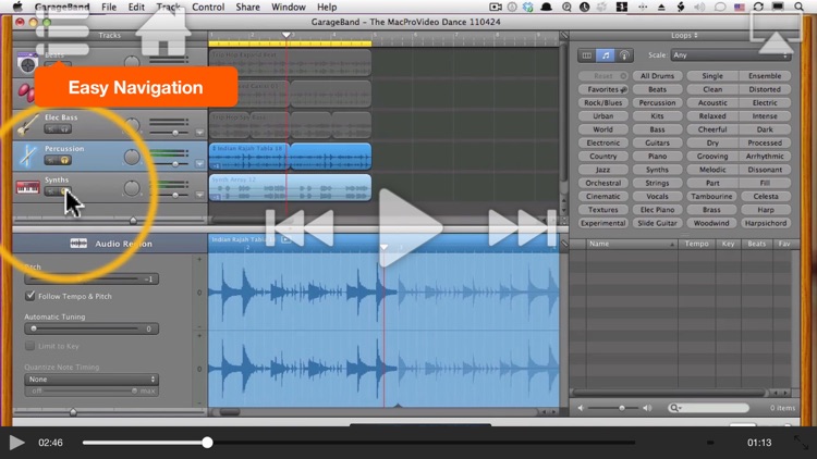 Course For Garageband '11 101 - Core Garageband '11 screenshot-4