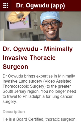 Ogwudu - Thoracic Surgeon screenshot 2