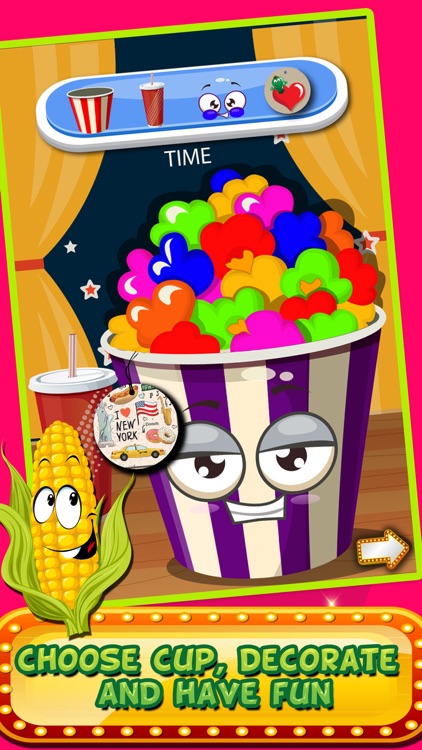 Popcorn Maker-Kids Girls free cooking fun game