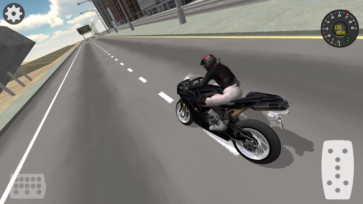 Fast Motorcycle Driver