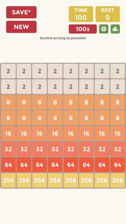 2048 9x9 - Number puzzle game with Classic and Time Survival mode