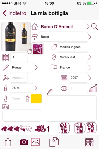 VinoBook screenshot 2