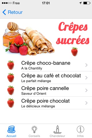 Crêpe Party : recettes de crêpes screenshot 2