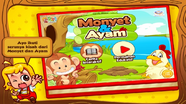 Cerita Anak: Monyet dan Ayam(圖1)-速報App