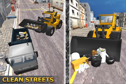City Garbage Truck Driver Simulator 3D - Drive Dumping Truck & Clean City screenshot 2