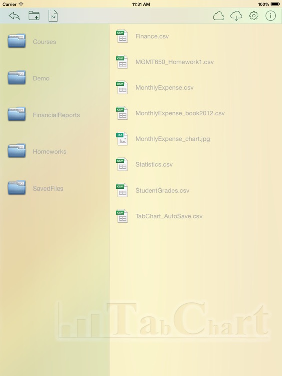 TabChartLite-Edit spreadsheets and generate 3D chart free