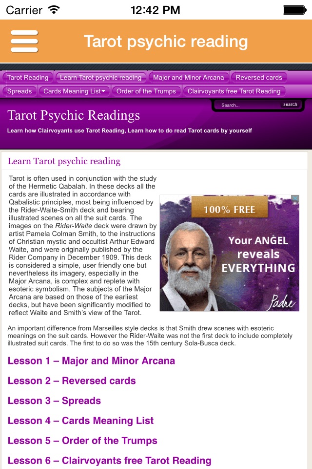 Tarot Reading Free course – Psych Clairvoyant Oracle screenshot 3