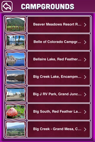 Colorado Campgrounds screenshot 3