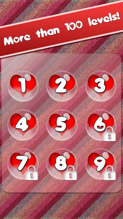 Bubble Shooter Love Valentine - A deluxe match 3 puzzle special