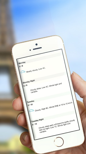 Météo Eiffel Tower(圖4)-速報App