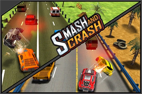 Smash & Crash ( Car Elimination Racing Game ) screenshot 2