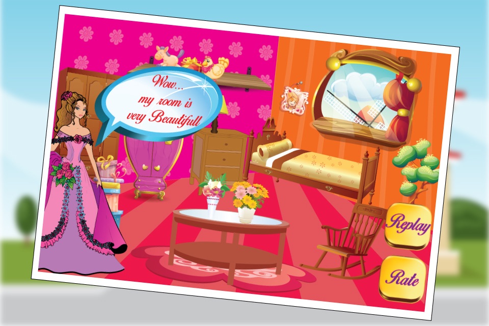 Princess Room Decoration - Little baby girl's room design and makeover art game screenshot 3