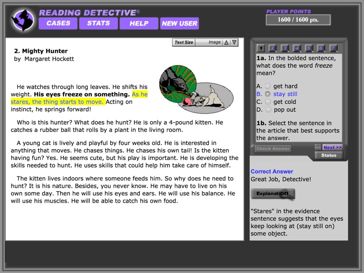 Reading Detective® Beginning screenshot-3