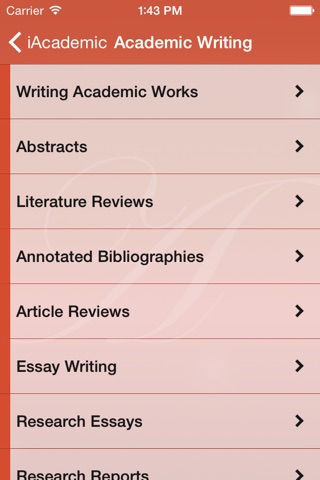 iAcademic screenshot 2