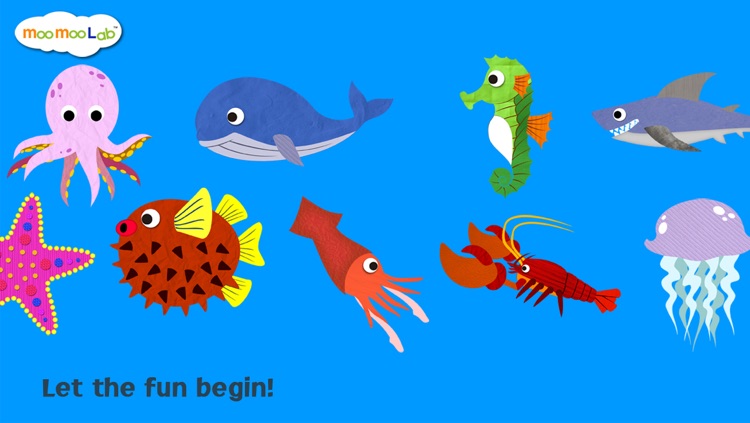 Marine Animals - Puzzle, Coloring and Underwater Animal Games for Toddler and Preschool Children