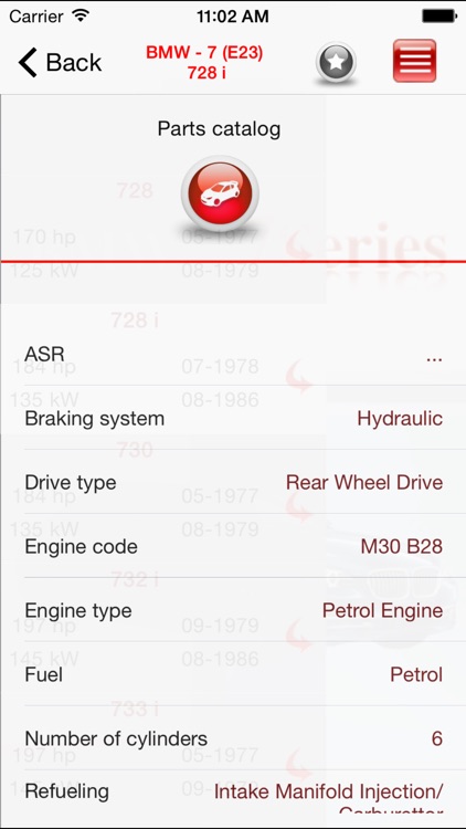 Autoparts BMW 7-series