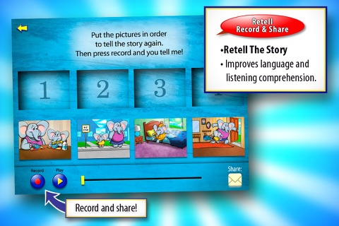 Alfred and the Dragon with WordWinks and Retell, Record & Share screenshot 4