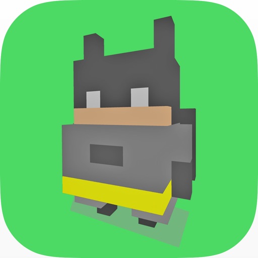 Hero on Road - Jumpy hopper and Crossing Iron robo Man across the super busy street iOS App