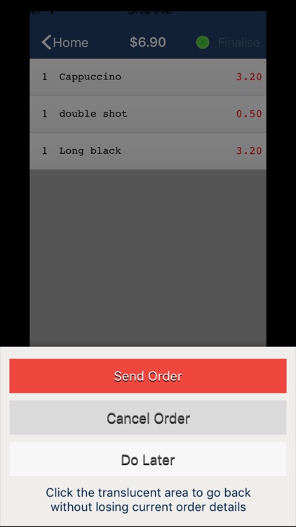 Idealpos - Handheld Ordering - iPhone version